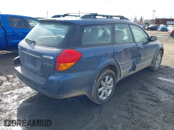 2006 Subaru Legacy Outback Limited with VIN 4S4BP62C667340098, listed as a IAAI auction lot 42085440 with 79,355 mi miles and . Bid and sale history available at DreamBid. Image 4.