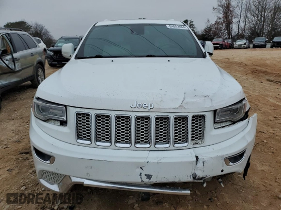 2015 Jeep Grand Cherokee Summit with VIN 1C4RJEJG8FC118673, listed as a Copart auction lot 84052044 with 182,806 mi miles and Salvage title. Bid and sale history available at DreamBid. Image 5.