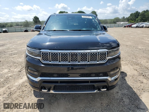2022 Jeep Grand Wagoneer Series II z VIN 1C4SJVFJ5NS194152, wystawiony jako Copart lot #64996304 z przebiegiem Nie podano mil oraz Szkoda całkowita • Salvage title. Historia ofert i sprzedaży dostępna na DreamBid. Obrazek 5.