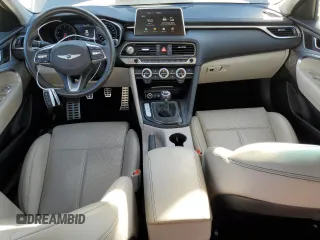 2019 Genesis G70 2.0T Sport with VIN KMTG24LA8KU016531, listed as a Copart auction lot 75009544 with 21,486 mi miles and Salvage Title. Bid and sale history available at carsss.com. Image 8.