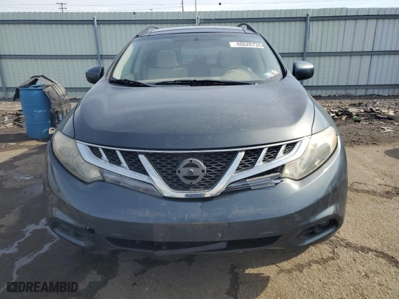 2011 Nissan Murano SV with VIN JN8AZ1MW2BW169892, listed as a Copart auction lot 46628735 with 164,409 mi miles and Salvage Title. Bid and sale history available at carsss.com. Image 5.