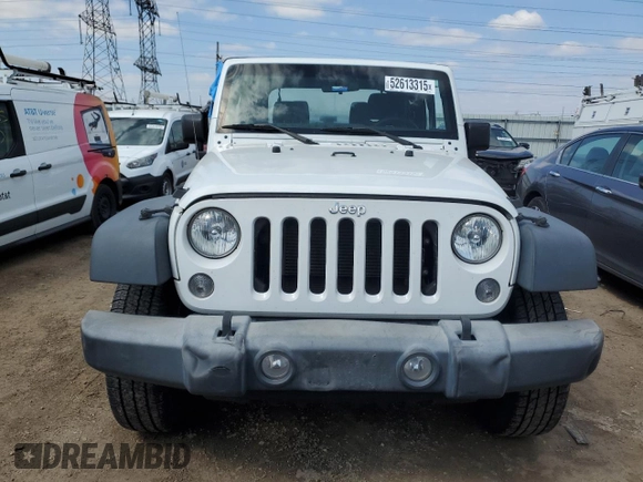 2017 Jeep Wrangler Sport z VIN 1C4AJWAG1HL556988, wystawiony jako Copart lot #52613315 z przebiegiem 60 955 mil mil oraz Szkoda całkowita • Salvage title. Historia ofert i sprzedaży dostępna na DreamBid. Obrazek 5.