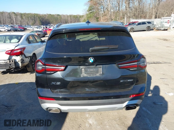 2024 BMW X3 sDrive30i with VIN WBX47DP08RN262166, listed as a IAAI auction lot 41195948 with Not Provided miles and . Bid and sale history available at DreamBid. Image 16.