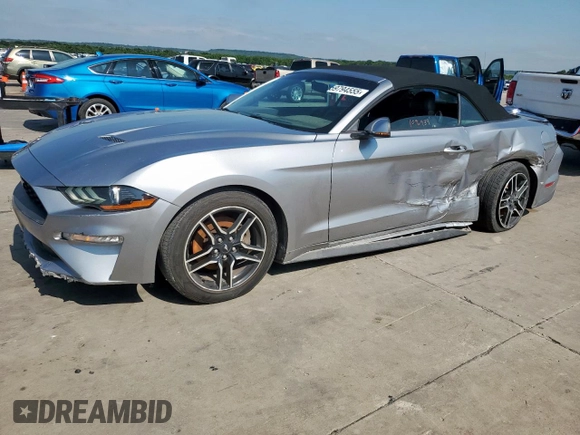 2020 Ford Mustang EcoBoost with VIN 1FATP8UH2L5113078, listed as a Copart auction lot 59794555 with 109,939 mi miles and Clean title. Bid and sale history available at DreamBid. Image 1.