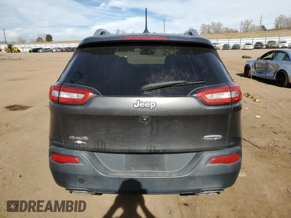 2016 Jeep Cherokee Altitude with VIN 1C4PJMCS9GW254796, listed as a Copart auction lot 44004445 with 96,189 mi miles and Salvage title. Bid and sale history available at DreamBid. Image 6.