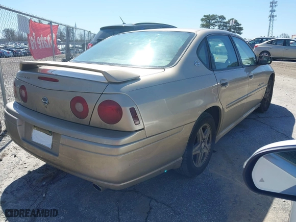 2004 Chevrolet Impala LS with VIN 2G1WH52KX49449818, listed as a IAAI auction lot 41567749 with 1 mi miles. Bid and sale history available at carsss.com. Image 2.