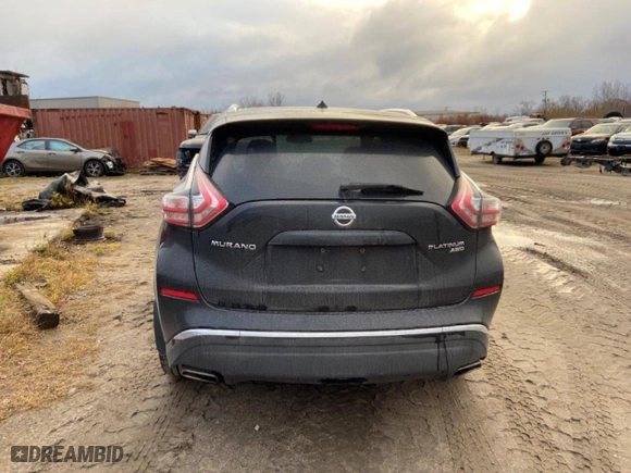 2016 Nissan Murano S with VIN 5N1AZ2MH3GN115464, listed as a Copart auction lot 79842634 with 282,302 mi miles and Clean Title. Bid and sale history available at carsss.com. Image 6.