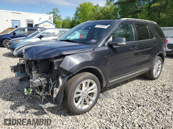 2019 Ford Explorer XLT z VIN 1FM5K8D86KGA81025, wystawiony jako Copart lot #58728645 z przebiegiem 120 197 mil mil oraz Szkoda całkowita • Salvage title. Historia ofert i sprzedaży dostępna na DreamBid. Obrazek 1.