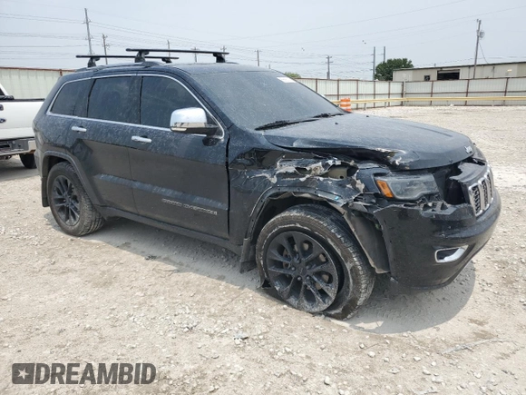 2017 Jeep Grand Cherokee Limited with VIN 1C4RJFBT4HC678985, listed as a Copart auction lot 55685014 with 122,188 mi miles and Salvage title. Bid and sale history available at DreamBid. Image 4.