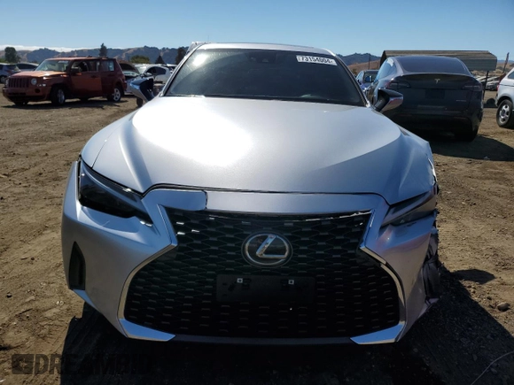 2023 Lexus IS with VIN JTHCA1D22P5125427, listed as a Copart auction lot 73154004 with 16,182 mi miles and Salvage Title. Bid and sale history available at carsss.com. Image 5.