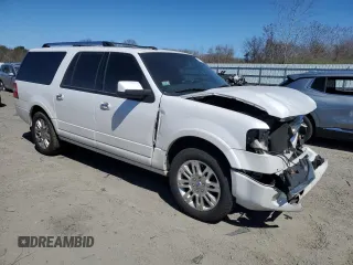 2012 Ford Expedition Max Limited with VIN 1FMJK1K54CEF17429, listed as a Copart auction lot 53512715 with 215,524 mi miles and Clean Title. Bid and sale history available at DreamBid. Image 4.
