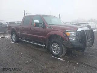 2016 Ford Super Duty F-250 SRW Lariat with VIN 1FT7W2B67GEA65158, listed as a IAAI auction lot 41186673 with 126,971 mi miles. Bid and sale history available at carsss.com. Image 1.
