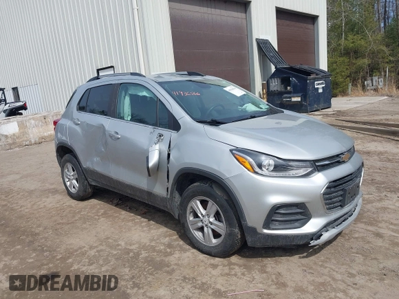 2018 Chevrolet Trax LT with VIN 3GNCJPSB8JL219351, listed as a IAAI auction lot 41936566 with 117,669 mi miles. Bid and sale history available at carsss.com. Image 1.