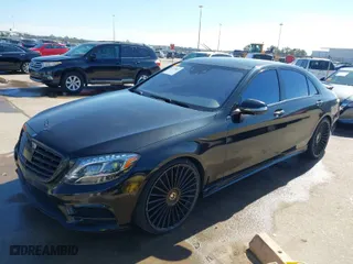 2014 Mercedes-Benz S-Class S 550 with VIN WDDUG8FB9EA048639, listed as a IAAI auction lot 41399607 with 100,186 mi miles. Bid and sale history available at carsss.com. Image 2.