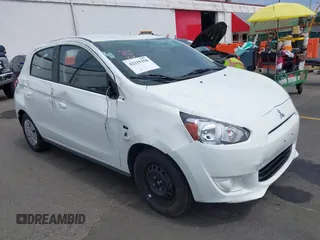 2015 Mitsubishi Mirage DE z VIN ML32A3HJ5FH006877, wystawiony jako IAAI lot #42215158 z przebiegiem 18 383 mil mil oraz . Historia ofert i sprzedaży dostępna na DreamBid. Obrazek 1.