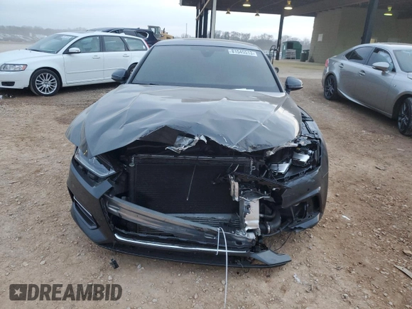 2019 Audi A5 Sportback Premium Plus with VIN WAUBNCF51KA044484, listed as a Copart auction lot 81545513 with 52,655 mi miles. Bid and sale history available at carsss.com. Image 5.
