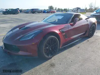 2017 Chevrolet Corvette Grand Sport 1LT with VIN 1G1YW2D76H5101460, listed as a IAAI auction lot 41987606 with 1 mi miles. Bid and sale history available at carsss.com. Image 19.