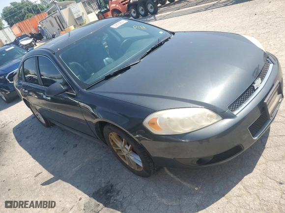 2013 Chevrolet Impala LTZ with VIN 2G1WC5E39D1202274, listed as a Copart auction lot 55835804 with 192,743 mi miles and Clean Title. Bid and sale history available at carsss.com. Image 4.