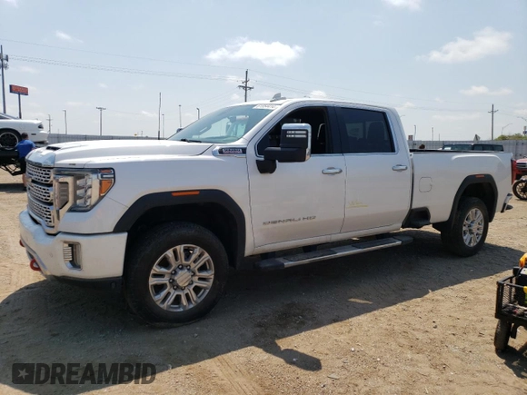 2020 GMC Sierra 3500HD Denali z VIN 1GT49WEY2LF317238, wystawiony jako Copart lot #61554414 z przebiegiem Nie podano mil oraz Szkoda całkowita • Salvage title. Historia ofert i sprzedaży dostępna na DreamBid. Obrazek 1.