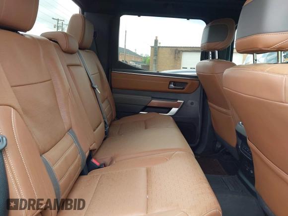 2022 Toyota Tundra 1794 Edition with VIN 5TFMA5AB1NX006173, listed as a IAAI auction lot 41880463 with 48,923 mi miles and . Bid and sale history available at DreamBid. Image 8.