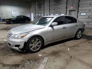 2009 Hyundai Genesis with VIN KMHGC46F99U068257, listed as a Copart auction lot 47504985 with NaN miles and Non Repairable. Bid and sale history available at carsss.com. Image 1.
