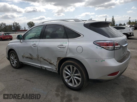 2015 Lexus RX 350 with VIN 2T2ZK1BAXFC184709, listed as a Copart auction lot 54757795 with 121,755 mi miles and Salvage Title. Bid and sale history available at DreamBid. Image 2.