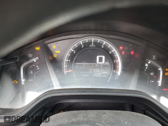 2019 Honda CR-V LX z VIN 2HKRW6H30KH227069, wystawiony jako Copart lot #57598525 z przebiegiem 72 661 mil mil oraz Szkoda całkowita • Salvage title. Historia ofert i sprzedaży dostępna na DreamBid. Obrazek 9.