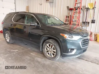 2019 Chevrolet Traverse LT Cloth z VIN 1GNEVGKW2KJ112840, wystawiony jako IAAI lot #42254588 z przebiegiem 102 129 mil mil oraz . Historia ofert i sprzedaży dostępna na DreamBid. Obrazek 1.