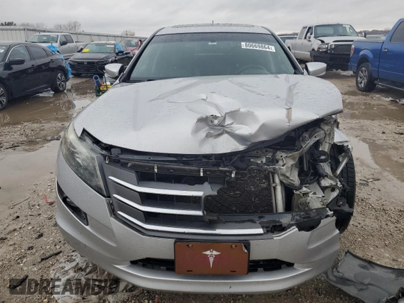 2011 Honda Accord Crosstour EX-L with VIN 5J6TF2H5XBL004253, listed as a Copart auction lot 80669864 with 161,747 mi miles and Salvage Title. Bid and sale history available at carsss.com. Image 5.