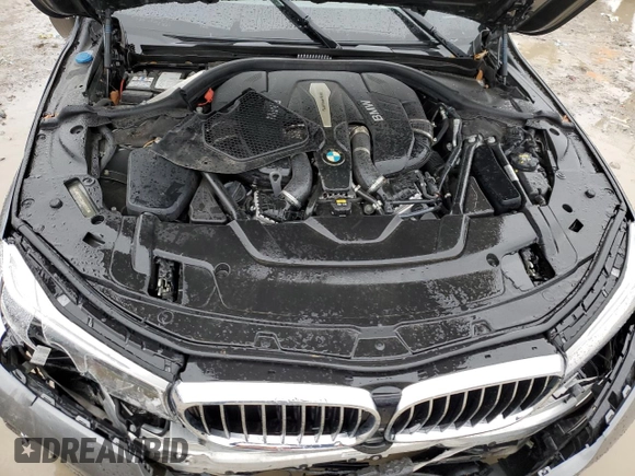 2017 BMW 7 Series 750i with VIN WBA7F0C33HGM22010, listed as a Copart auction lot 45919333 with 0 mi miles. Bid and sale history available at carsss.com. Image 13.