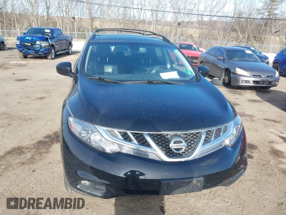 2014 Nissan Murano S with VIN JN8AZ1MW6EW519674, listed as a IAAI auction lot 41702608 with 188,576 mi miles and . Bid and sale history available at DreamBid. Image 6.