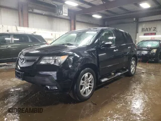 2009 Acura MDX Tech Pkg with VIN 2HNYD28689H505153, listed as a Copart auction lot 47808115 with 181,143 mi miles and Salvage Title. Bid and sale history available at carsss.com. Image 1.