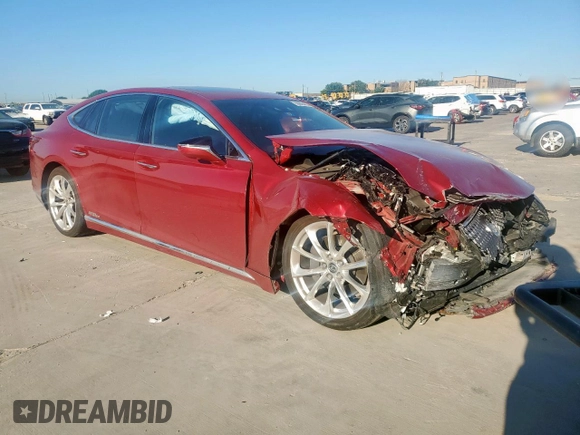 2020 Lexus LS z VIN JTHEYLFF1L5008514, wystawiony jako Copart lot #56605495 z przebiegiem 40 723 mil mil oraz Szkoda całkowita • Salvage title. Historia ofert i sprzedaży dostępna na DreamBid. Obrazek 4.
