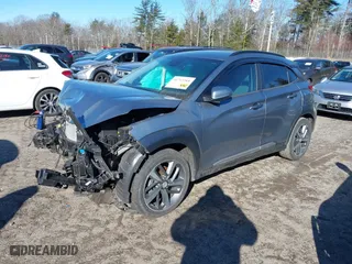 2020 Hyundai Kona Limited with VIN KM8K3CA56LU494806, listed as a IAAI auction lot 41747268 with 45,061 mi miles. Bid and sale history available at carsss.com. Image 17.