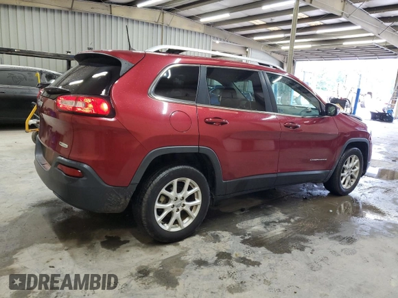 2017 Jeep Cherokee Latitude with VIN 1C4PJLCB4HD233216, listed as a Copart auction lot 58076455 with 91,241 mi miles and Salvage title. Bid and sale history available at DreamBid. Image 3.