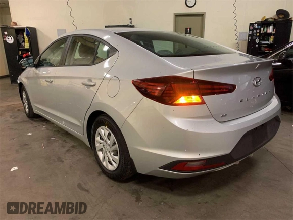 2020 Hyundai Elantra SE with VIN 5NPD74LF7LH512575, listed as a Copart auction lot 87777815 with 51,391 mi miles and Clean Title. Bid and sale history available at carsss.com. Image 3.