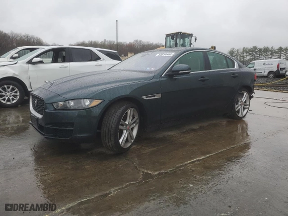 2017 Jaguar XE 35t Prestige with VIN SAJAK4BV0HA975202, listed as a Copart auction lot 52014465 with 19,476 mi miles and Salvage Title. Bid and sale history available at carsss.com. Image 1.