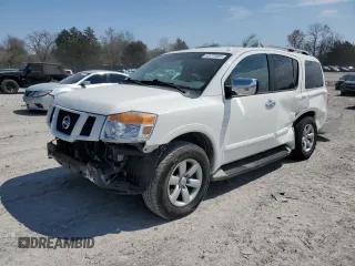 2011 Nissan Armada SV with VIN 5N1AA0ND8BN605382, listed as a Copart auction lot 50773495 with 223,764 mi miles and Salvage Title. Bid and sale history available at DreamBid. Image 1.