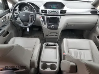 2014 Honda Odyssey Touring with VIN 5FNRL5H90EB007182, listed as a Copart auction lot 51152775 with 152,483 mi miles and Salvage title. Bid and sale history available at DreamBid. Image 8.