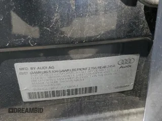 2007 Audi S4 z VIN WAUGL78E07A238043, wystawiony jako Copart lot #55683635 z przebiegiem Nie podano mil oraz Tytuł czysty. Historia ofert i sprzedaży dostępna na DreamBid. Obrazek 12.