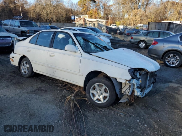 2005 Hyundai Accent GLS with VIN KMHCG45C25U613302, listed as a Copart auction lot 78798254 with 139,734 mi miles and Salvage Title. Bid and sale history available at carsss.com. Image 4.