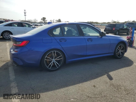 2020 BMW 3 Series M340i xDrive with VIN WBA5U9C00LFH68766, listed as a Copart auction lot 49077125 with 56,730 mi miles and Salvage Title. Bid and sale history available at DreamBid. Image 3.
