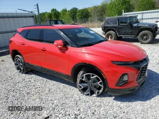 2019 Chevrolet Blazer RS with VIN 3GNKBERS2KS689711, listed as a Copart auction lot 52460175 with 86,712 mi miles and Salvage title. Bid and sale history available at DreamBid. Image 4.