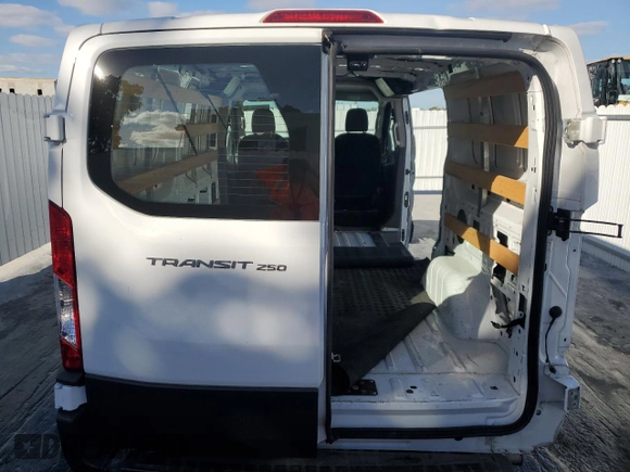 2023 Ford Transit Cargo with VIN 1FTBR1Y8XPKB11653, listed as a Copart auction lot 84255434 with Not Provided miles and Clean Title. Bid and sale history available at DreamBid. Image 6.