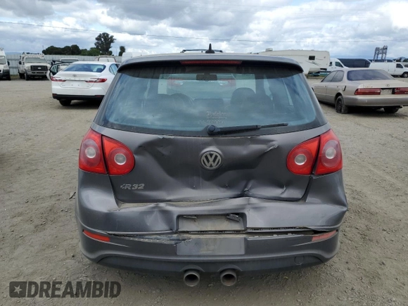 2008 Volkswagen R32 with VIN WVWKC71K28W019215, listed as a Copart auction lot 54602925 with 157,491 mi miles and Salvage Title. Bid and sale history available at DreamBid. Image 6.
