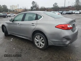 2012 Infiniti M with VIN JN1BY1AR2CM390328, listed as a Copart auction lot 44988325 with 175,694 mi miles and Salvage Title. Bid and sale history available at DreamBid. Image 2.