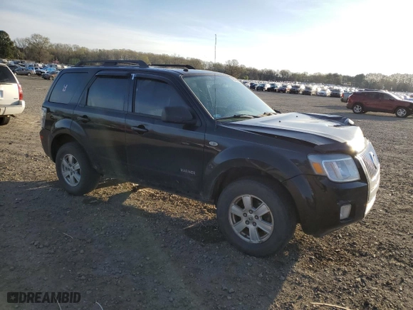 2008 Mercury Mariner with VIN 4M2CU91108KJ05855, listed as a Copart auction lot 49835085 with 0 mi miles and Clean Title. Bid and sale history available at carsss.com. Image 4.