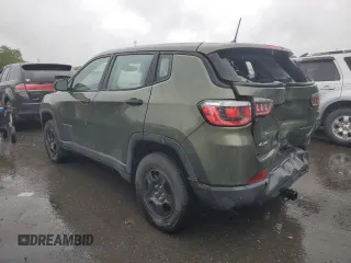 2018 Jeep Compass Sport z VIN 3C4NJDABXJT163155, wystawiony jako Copart lot #58648405 z przebiegiem 93 099 mil mil oraz Szkoda całkowita • Salvage title. Historia ofert i sprzedaży dostępna na DreamBid. Obrazek 2.