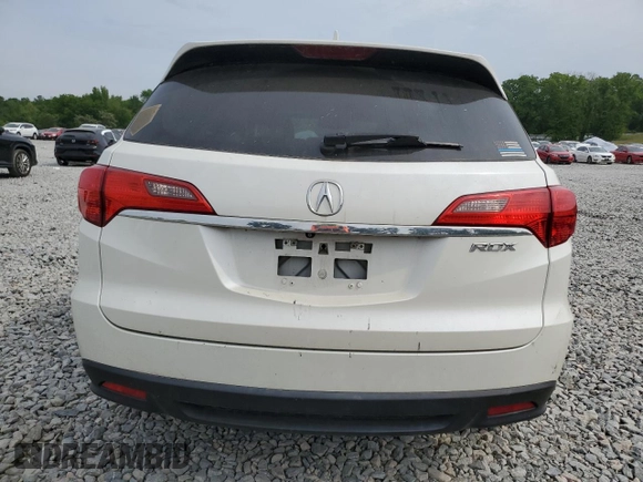 2014 Acura RDX Technology with VIN 5J8TB3H51EL013548, listed as a Copart auction lot 54101785 with 137,208 mi miles and Salvage title. Bid and sale history available at DreamBid. Image 6.