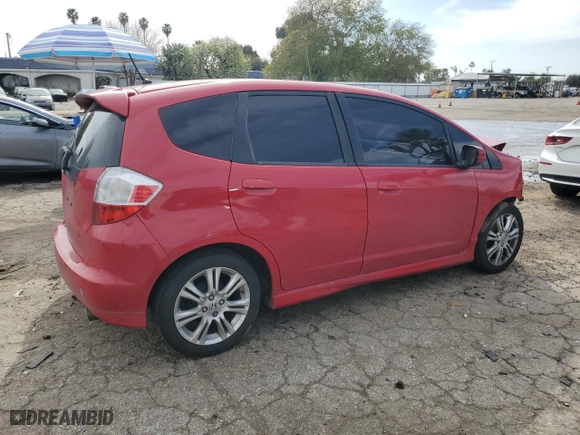 2009 Honda Fit Sport with VIN JHMGE88469S063948, listed as a Copart auction lot 45552375 with 93,120 mi miles and Salvage Title. Bid and sale history available at carsss.com. Image 3.
